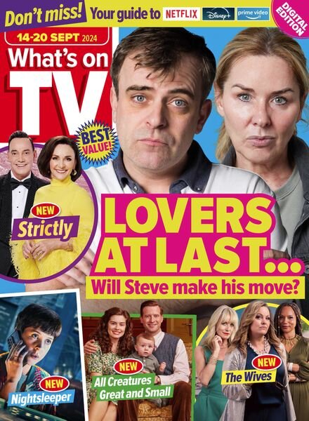 What’s on TV – 14 September 2024 Cover