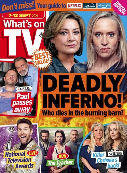 What’s on TV – 7 September 2024 Cover