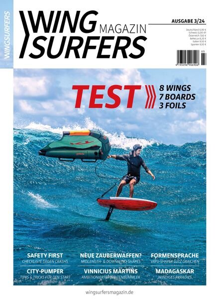 Wingsurfers – August 2024 Cover