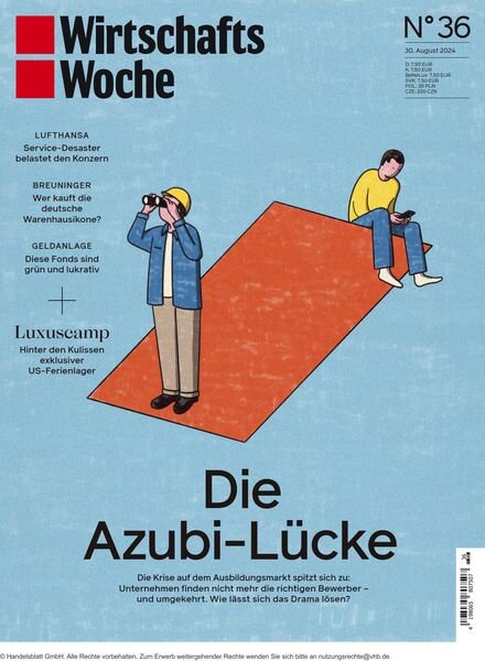 Wirtschaftswoche – 30 August 2024 Cover