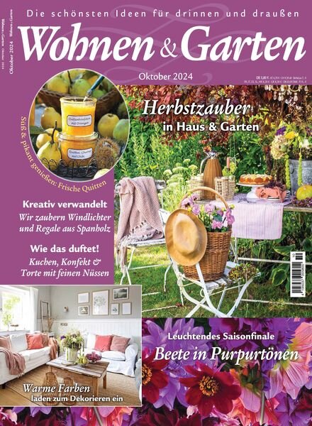 Wohnen & Garten – Oktober 2024 Cover