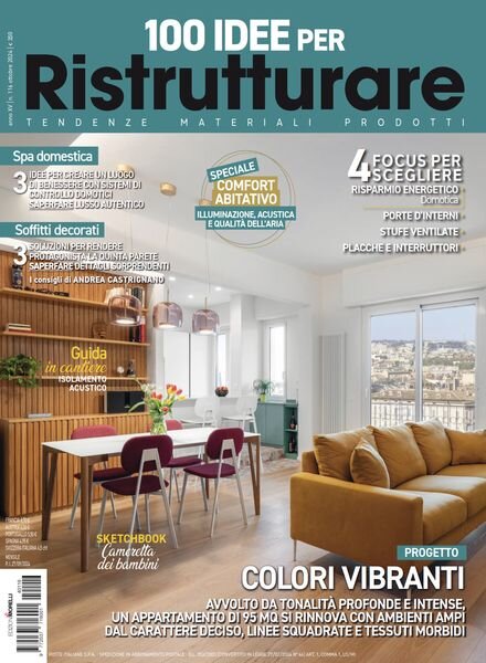 100 Idee per Ristrutturare – Ottobre 2024 Cover