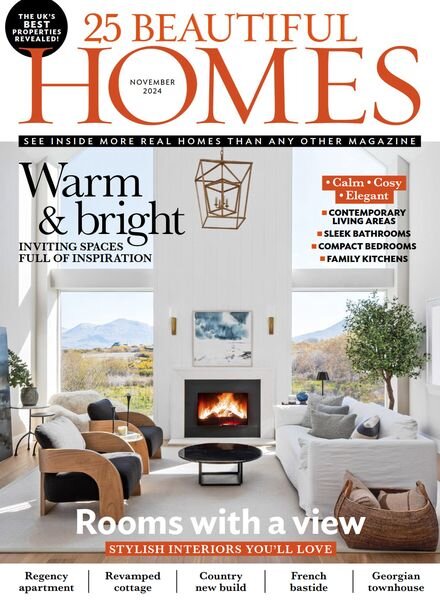 25 Beautiful Homes – November 2024 Cover