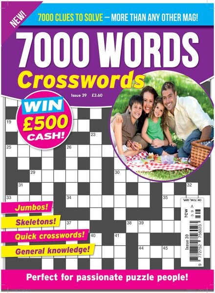 7000 Words Crosswords – Issue 39 2024 Cover