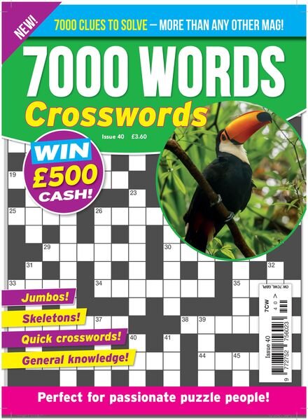 7000 Words Crosswords – Issue 40 2024 Cover