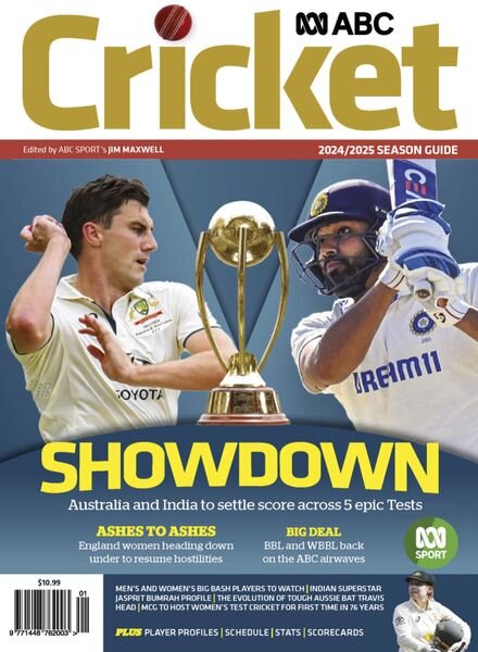 ABC Cricket Magazine – 2024-2025 Season Guide Cover