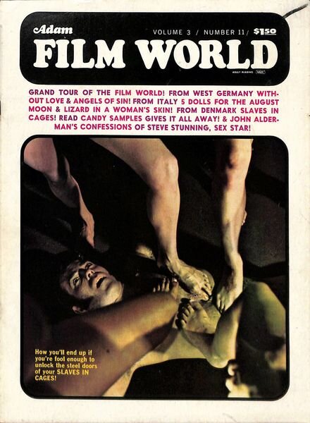 Adam Film World – Vol 3 N 11 March 1972 Cover