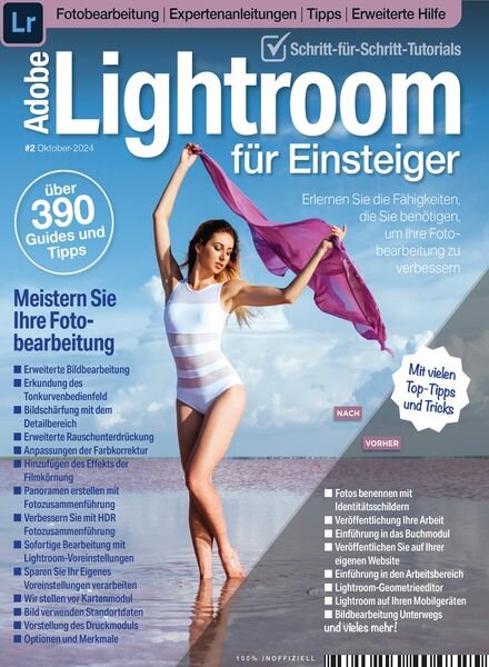 Adobe Lightroom fur Einsteiger – Oktober 2024 Cover