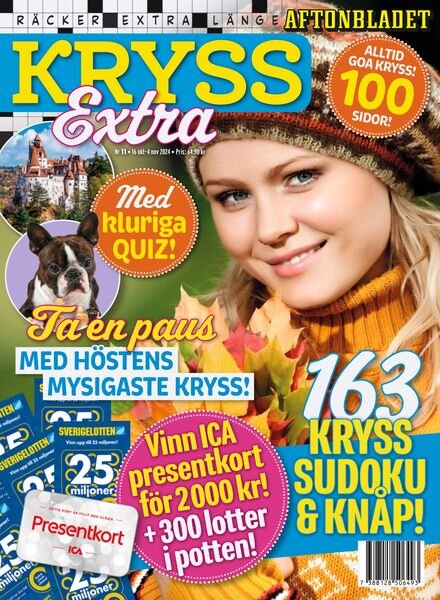 Aftonbladet Kryss Extra – Oktober 2024 Cover