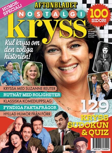 Aftonbladet Nostalgi Kryss – 23 Oktober 2024 Cover