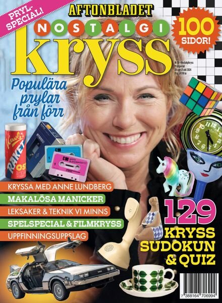 Aftonbladet Nostalgi Kryss – 28 September 2024 Cover