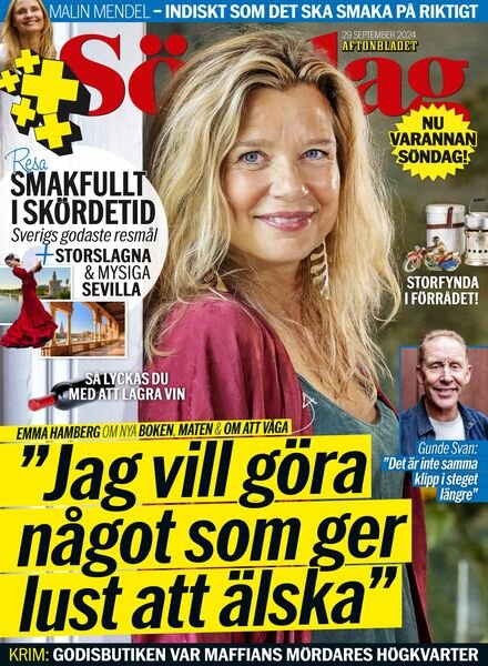 Aftonbladet Sondag – 29 September 2024 Cover