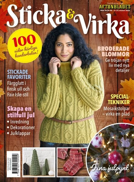 Aftonbladet Sticka & Virka – Oktober 2024 Cover