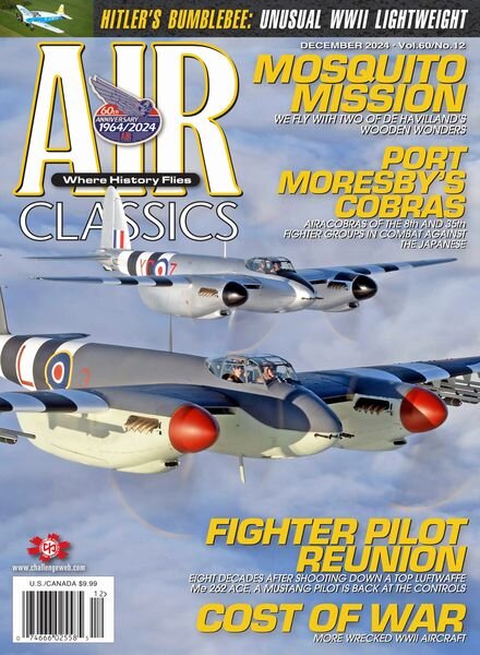 Air Classics Where History Flies! – December 2024 Cover