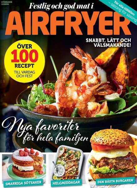 Air fryer – De basta Recepten – Oktober 2024 Cover