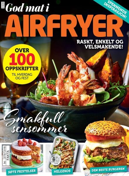 Air fryer – De beste oppskriftene Norge – Til hver anledning Cover
