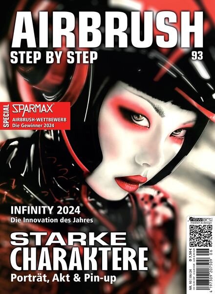 Airbrush Step by Step German Edition – Nr 93 2024 Cover