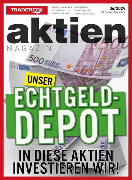 Aktien Magazin – 27 September 2024 Cover