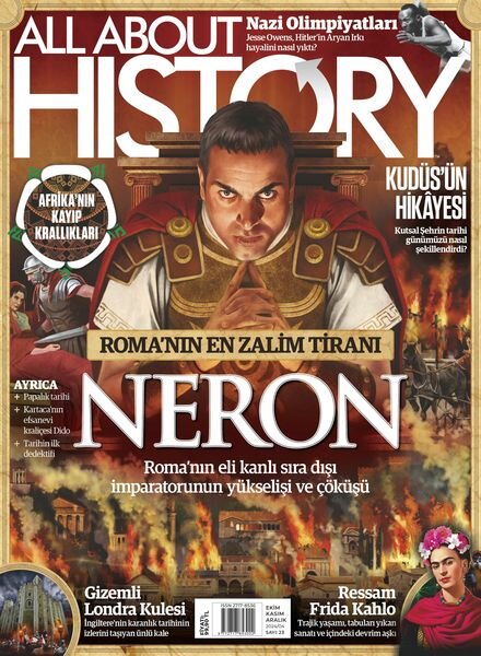All About History Turkiye – Ekim 2024 Cover
