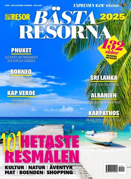 Allt om Resor – Oktober 2024 Cover
