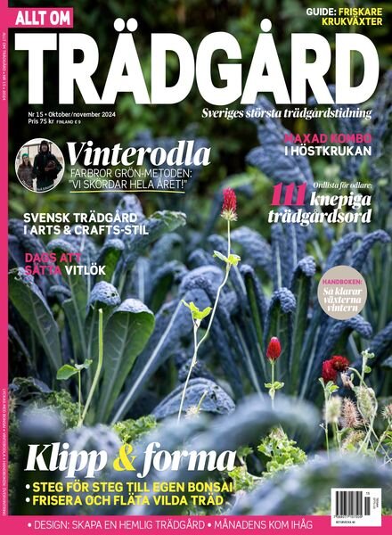 Allt om Tradgard – Oktober 2024 Cover