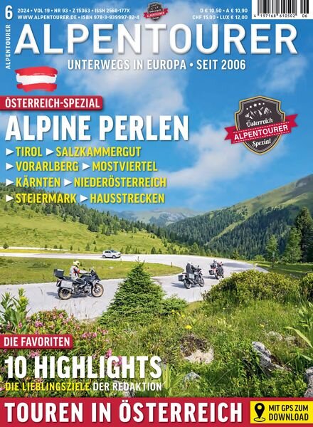 Alpentourer – Oktober 2024 Cover