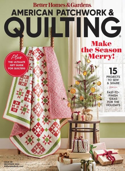 American Patchwork & Quilting – December 2024 Cover