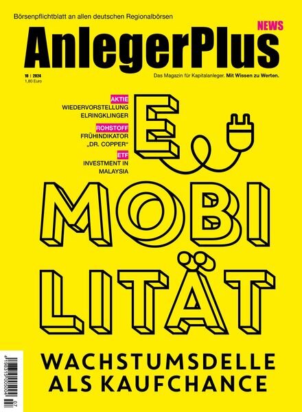 AnlegerPlus News – Oktober 2024 Cover