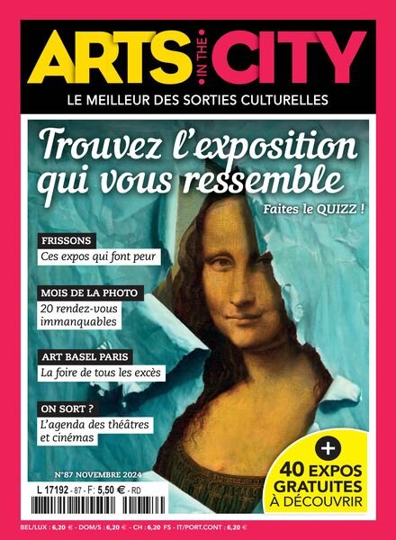 Arts in the City – Novembre 2024 Cover