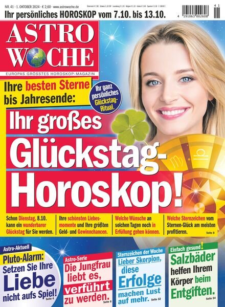 Astrowoche – 1 Oktober 2024 Cover