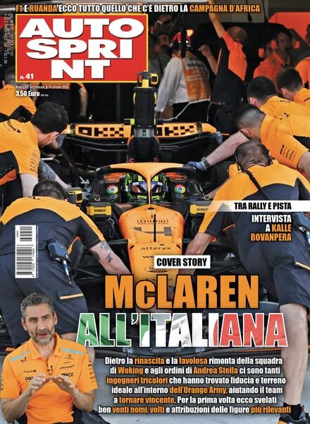Auto Sprint – 8 Ottobre 2024 Cover