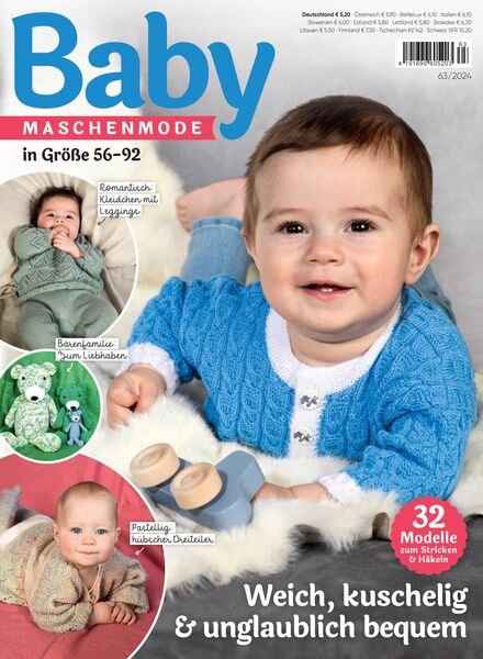 Baby Maschenmode – Oktober 2024 Cover