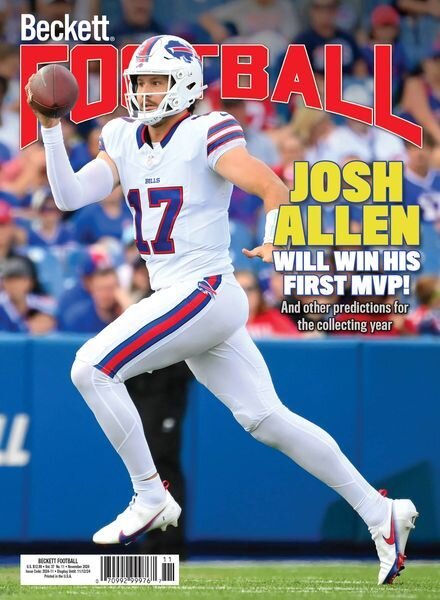 Beckett Football – November 2024 Cover