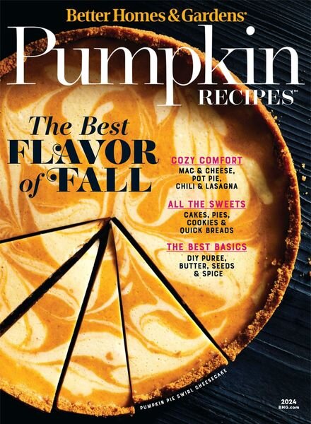 Better Homes & Gardens – Pumpkin Recipes 2024 Cover