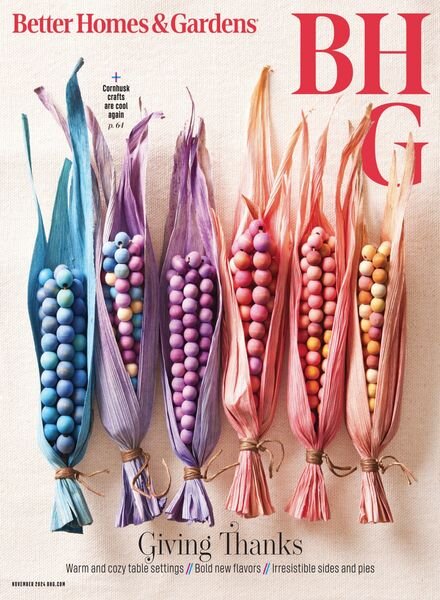 Better Homes & Gardens USA – November 2024 Cover
