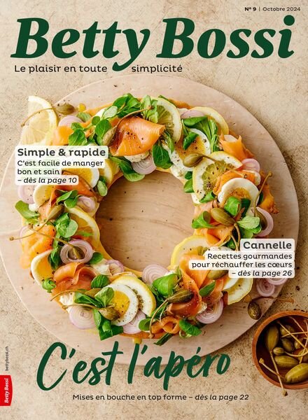 Betty Bossi edition francaise – Octobre 2024 Cover