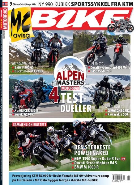 Bike Norge – 2 Oktober 2024 Cover