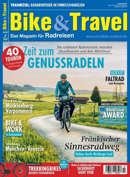Bike&Travel Magazin – November-Dezember 2024 Cover