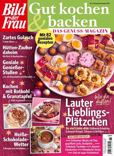 Bild der Frau Gut Kochen & Backen – November-Dezember 2024 Cover