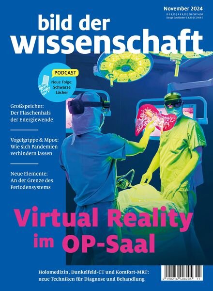 Bild der Wissenschaft – November 2024 Cover