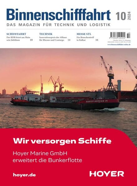Binnenschifffahrt – Oktober 2024 Cover