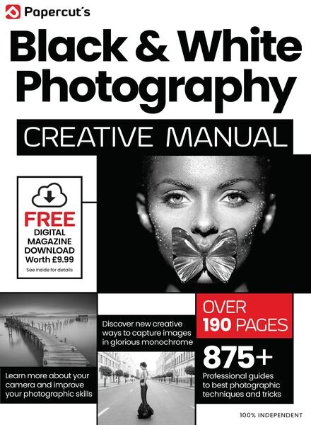 Black & White Photography Creative Manual – September 2024 Cover