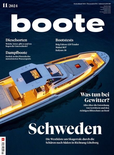Boote – November 2024 Cover