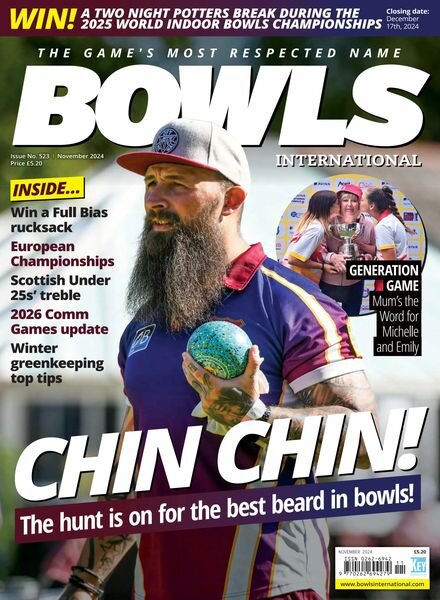 Bowls International – November 2024 Cover