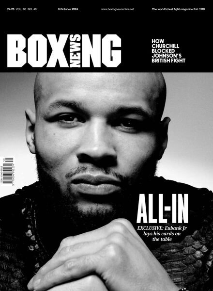 Boxing News – 3 October 2024 Cover
