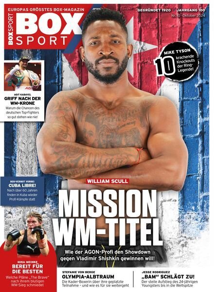 BoxSport – Oktober 2024 Cover