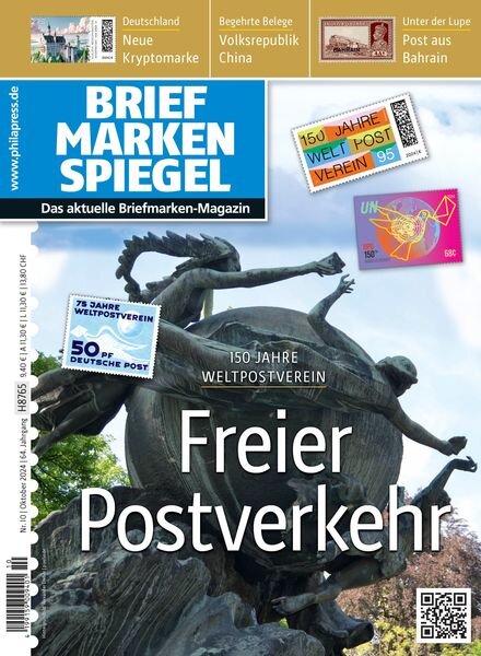 Briefmarken Spiegel – Oktober 2024 Cover