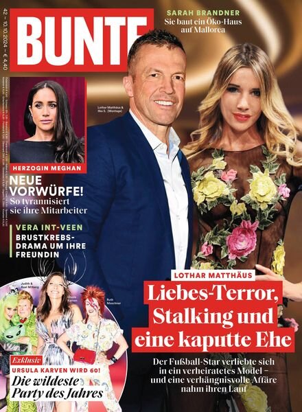 Bunte – 10 Oktober 2024 Cover