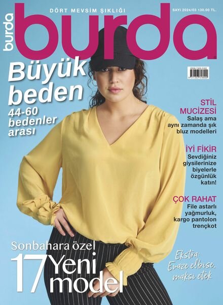 Burda Buyuk Beden – Ekim 2024 Cover