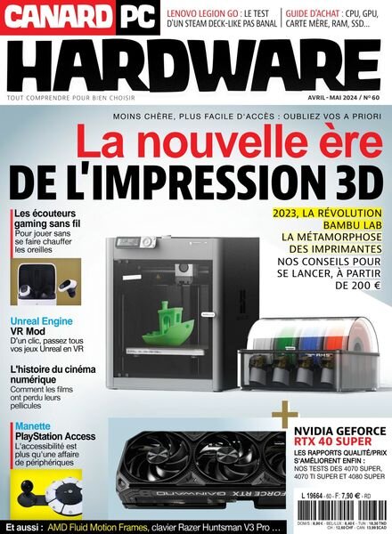 Canard PC Hardware – Avril-Mai 2024 Cover